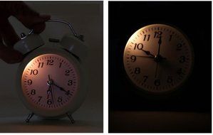 Surborder Shop High Quality Blue 3 inch Twin Bell Analog Alarm Clock Battery Operated - Loud Alarm Clock N3