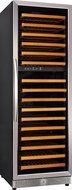 168 Bottle Dual Zone Freestanding Wine Refrigerator Cooling Zone: Dual Temperature