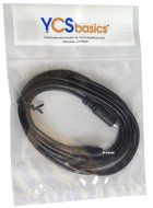 YCS Basics 12 foot 2.5mm male to female 4 conductor headphone / aux cable