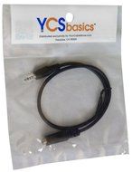 YCS Basics 12 foot 2.5mm male to female 4 conductor headphone / aux cable N2