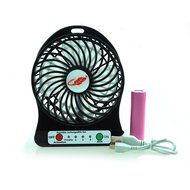 Bon Venu Portable Handheld USB Desktop Fan Battery Powered Rechargeable Personal Table Fan with LED light Color... N10