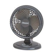 ** Lil&#039; Blizzard 7&quot; Two-Speed Oscillating Personal Table Fan, Plastic, Black