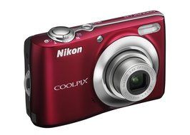 Nikon Coolpix L22 12.0MP Digital Camera with 3.6x Optical Zoom and 3.0-Inch LCD (Red-primary) N12