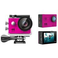 Sport Camera, TONSEE Waterproof H9 Ultra HD 4K WiFi 2.0 Inch Sport Camera Video Camcorder - Hot Pink