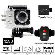 Besteye 2.0inch WIIFI Action Camera SONY Sensor with 32GB TF Card IR Remote 1080P 30FPS Sport Camera WIFI 12MP... N8
