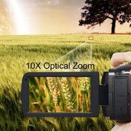SEREE HDV-S80 10x Optical Zoom Camcorder Full HD 1080p 30fps 24MP Remote Control Digital Video Recording Camera... N5