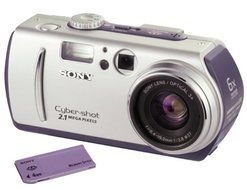 Sony DSC-P50 Cyber-shot 2MP Digital Camera with 3x Optical Zoom (Silver)