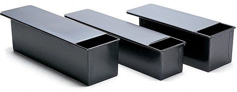 Paderno World Cuisine Blue Steel Pullman Bread Pan with Cover