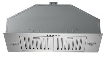 Brillia INX2730SQB-700-2 3-Speed 750 CFM Built-In Range Hood with LED Lights and Baffle Filters, 30", Stainless... N2