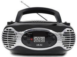 Akai CE2200R CD Boombox FM PLL Radio, Black