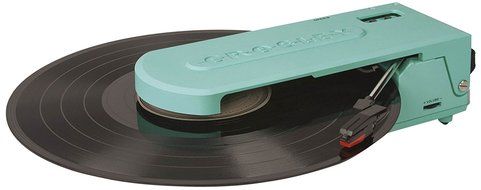 Crosley CR6020A-TU Revolution Portable USB Turntable with Software for Ripping &amp; Editing Audio, Turquoise N18
