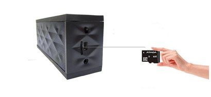 Yuntab Magicbox Wireless Mini Bluetooth Speaker Black Support TF Cards Works for bluetooth device (Iphone 6/ Iphone... N2