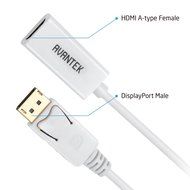 AVANTEK DisplayPort to HDMI Adapter Gold Plated DP HDTV Converter Cable with Audio, 7.8 Inch N2