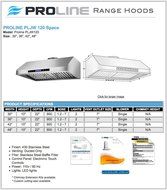 36" 900 CFM Ducted Wall/Under Cabinet Range Hood N2