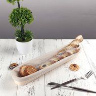 Homestia Round Shaped Bread Dough Proofing Rising Rattan Basket &amp; Linen, 9.8 Inch N2