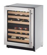 U-Line U2224ZWCS15A Built-in Wine Storage, 24", Stainless Steel