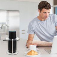 UMTELE Speaker Stand for Amazon Echo - Protect Alexa - Acrylic + Aluminum