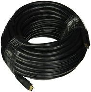 Monoprice 25ft 22AWG CL2 High Speed HDMI&reg; Cable With Ethernet - Black N5