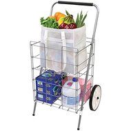 New HELPING HAND FQ3915D 2-Wheel Folding Cart with Folding Shelf