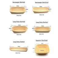 AngelaKerry 1pcs 34x15.5x7cm (1.3x0.6x0.2.8 inch) Banneton Brotform Long-Strip Bread Proofing Basket Handmade N2