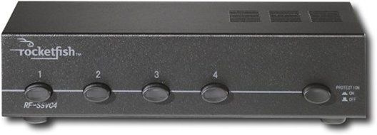 RocketFish 4-Pair Stereo Speaker Selector RF-SSVC4