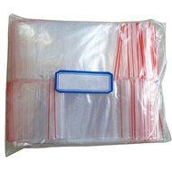 SODIAL(R) 100Pcs Ziplock Lock Zipped Poly Clear Bags Plastic Zip 5*7CM