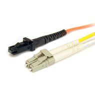 StarTech.com 1m Multimode 50/125 Duplex Fiber Patch Cable LC - ST / 50 Micron Fiber Optic Cable LC to ST N3