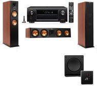 Klipsch RP-250F Tower Speakers CH-SW-112-3.1-Denon AVR-X4100W