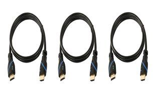 Monoprice 25ft 22AWG CL2 High Speed HDMI&reg; Cable With Ethernet - Black N6