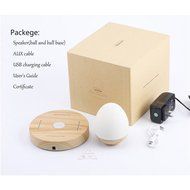 AskMeBuy Portable Bluetooth Levitating Floating Maglev 3D Speaker with Dock Oval Led Night Lamp and Wireless NFC... N7