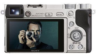 Sony A6000 Interchangeable Lens Digital Camera - Silver (24.3MP, SELP1650 Lens)