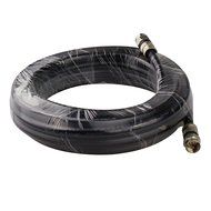 (2 PACK)FOWOD RG6 TV Black Coaxial Cable, 15 Feet, with F-Male Connectors, Double Shielded, High Performance,...