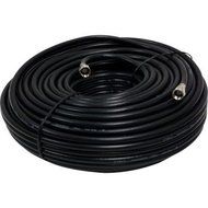 Cable N Wirelessf 100 Feet Low Loss RG6 Coaxial Digital Audio Video Patch Cable Black, F Pin to F Pin Coax Extension...