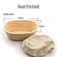 AngelaKerry 1pcs 34x15.5x7cm (1.3x0.6x0.2.8 inch) Banneton Brotform Long-Strip Bread Proofing Basket Handmade N7