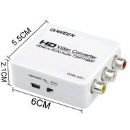 COWEEN VGA to HDMI Adapter Full HD VGA to HDMI Converter With Audio Video Adapter 1080P VGA2HDMI for PC Laptop... N11