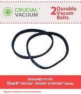 Crucial Vacuum Belts Fit Shark NV350, HV400 and NV500 Series, 2 Pack