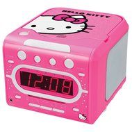 Hello Kitty KT2053 A AM/FM Stereo Alarm Clock Radio with Top Loading CD Player, 6 inch Red LED Display with Dimmer N2