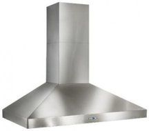 Best WPP9IQ42SB 42" Colonne Wall Mount Chimney Hood with Heat Sentry 600 CFM Delay Off Hi-Flow Baffle Filters...