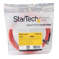 StarTech.com 1m Multimode 50/125 Duplex Fiber Patch Cable LC - ST / 50 Micron Fiber Optic Cable LC to ST N8