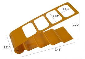 Bestwoohome Metal Storage Organizer Rack for TV Remote Control /CD/DVD/Desktop Supplies (Black) N4