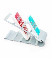 Bestwoohome Metal Storage Organizer Rack for TV Remote Control /CD/DVD/Desktop Supplies (Black) N6