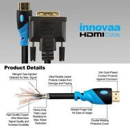 HDMI to DVI Cable, INNOVAA High-Speed HDMI to DVI Adapter Cable - 10 Feet N6