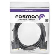 Fosmon High Resolution Gold Plated DVI to DVI Single Link Digital Video Monitor Cable - Black (10 FT / 3.0 M) N4