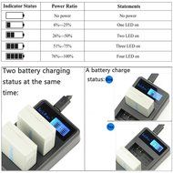 SmilePowo 2-PACK LP-E8 Battery for Canon Rebel T3i, T2i, T4i, T5i, EOS 600D, 550D, 650D, 700D, Kiss X5, X4, Kiss... N3