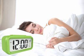 Shouldbuy Green Backlight Calendar Function Light Control Time LED Digital Alarm Clock