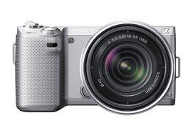 Sony NEX-5N 16.1 MP Compact Interchangeable Lens Touchscreen Camera With 18-55mm Lens (Silver) N2
