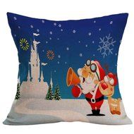 Pillow Cover,Haoricu Vintage Christmas Cartoon Smowman Penguin Sofa Bed Home Decoration Festival Pillow Case Cushion... N26