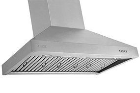 XtremeAir UL03-W36 Wall Mount Range Hood with 900 CFM Baffle Filters/Grease Drain Tunnel, 36" N4
