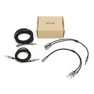 Besign 2-Pack 3.5mm Female to 2 Male Headphone Mic Audio Y Splitter Cable with Separate Headphone / Microphone... N29