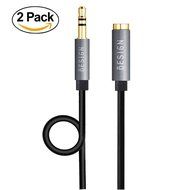 Besign 2-Pack 3.5mm Female to 2 Male Headphone Mic Audio Y Splitter Cable with Separate Headphone / Microphone... N33